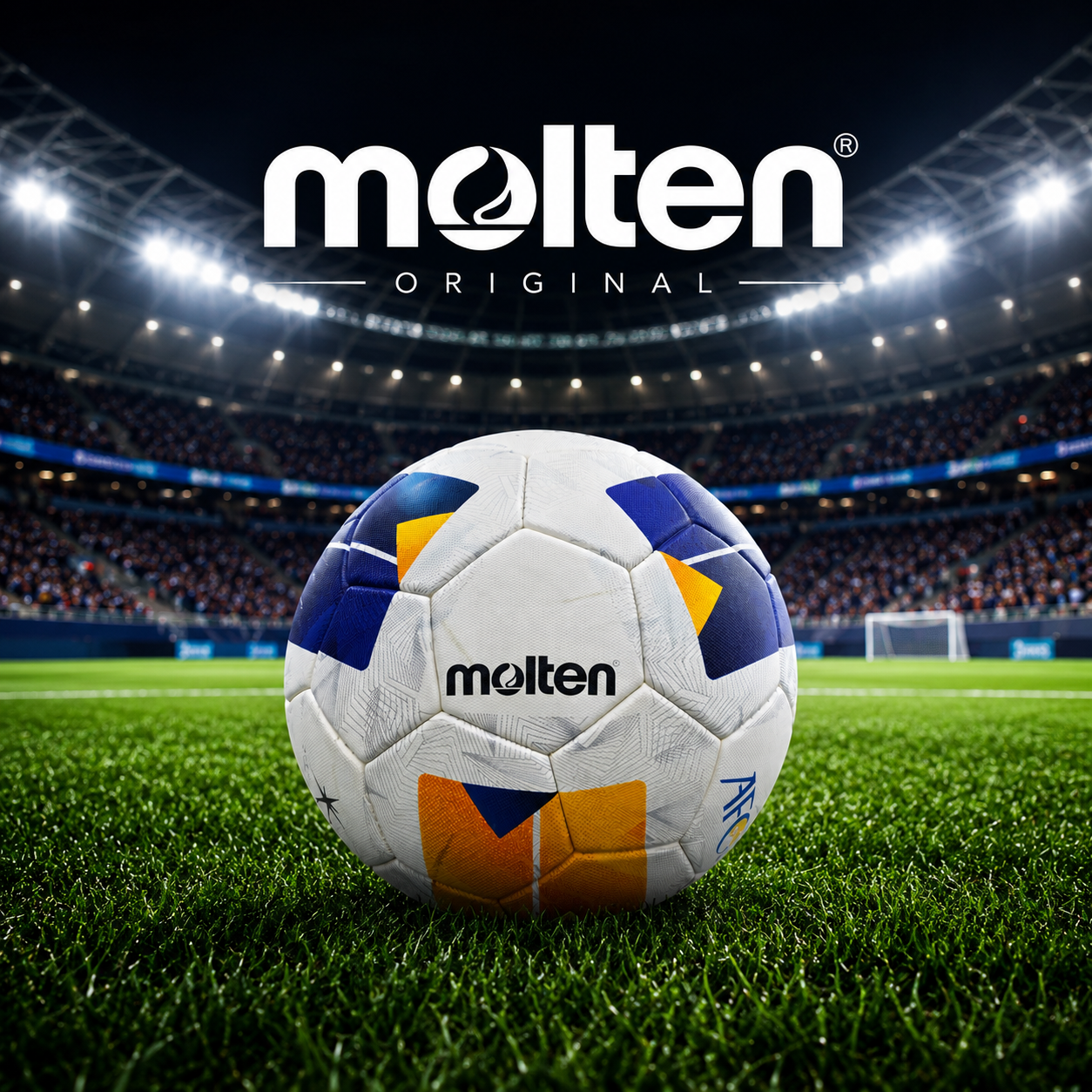توپ فوتبال مولتن اورجینال | Molten AFC Official | مناسب مسابقه و تمرین حرفه‌ای